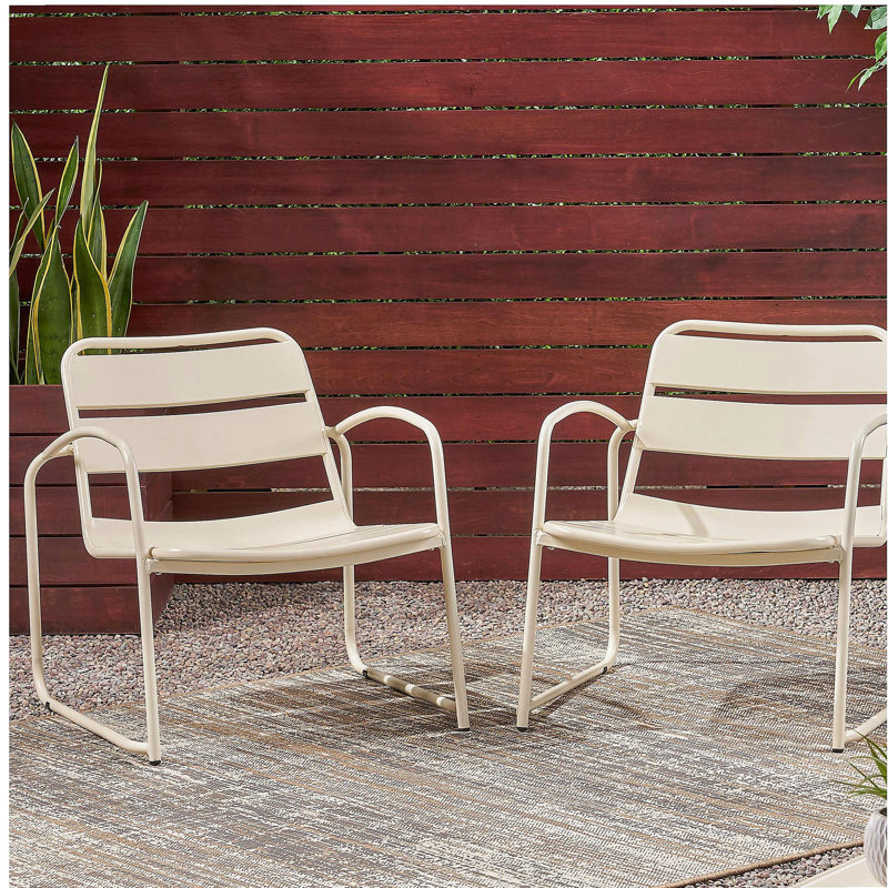 Chaise de salon simple, luxueuse et élégante, Blanc