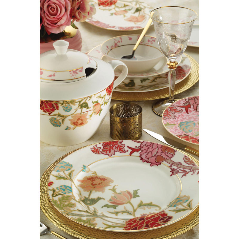 Hamil Piece Bone China Dinnerware Set - Service for 12