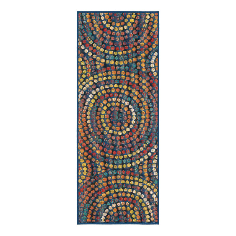 Gracye Geometric Indoor / Outdoor Rug, Runner 2' x 5'1"