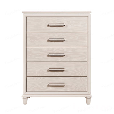 Five-Drawer Storage Chest Wooden Bedroom Furniture