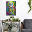 Ivy Bronx «The Waiting Barn Owl» par Dean Russo, art mural en métal-134292415