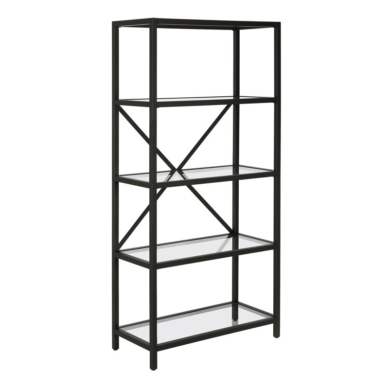 76.2cm W Standard Bookcase, Blackened Bronze