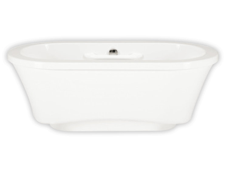 Amma 72'' L Freestanding Soaking Bathtub