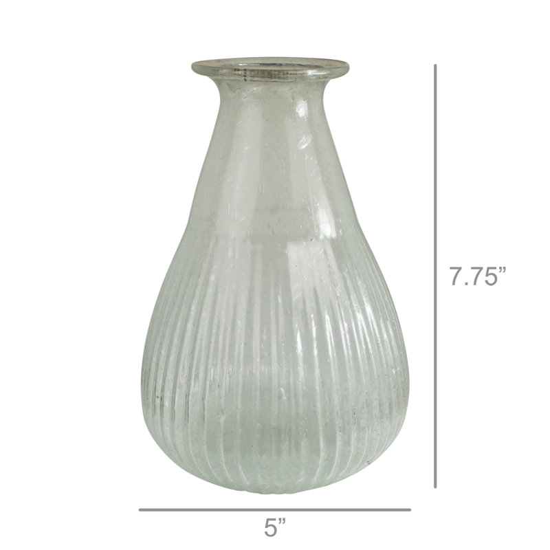 Vase de table Asif, H 7,75 po x l 5 po x P 5 po