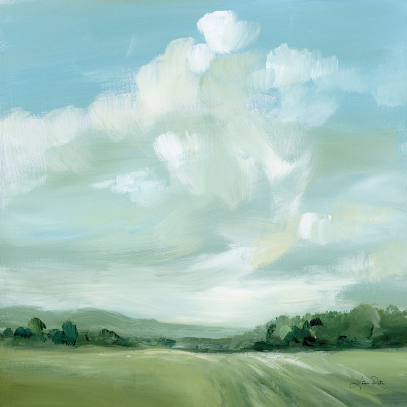 Summer Clouds by Katrina Pete - Wrapped Canvas Painting, 91cm H x 91cm W