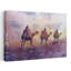 Camel caravane, coucher de soleil paisible, paysage abstrait abstrait, art mural-129707012