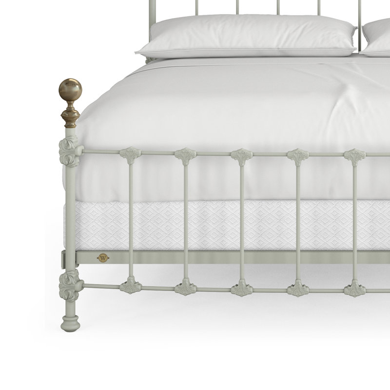 151 Palatial Bed | Complete Standard, King, Gunmetal/Antique Gold