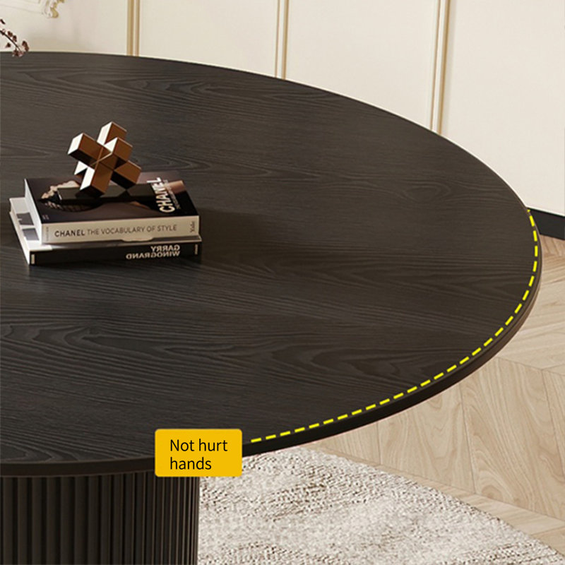 Ensemble de table en bois franc français romantique