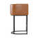 27" H Counter Height Bar Stools Set Of 2, Modern Barrel Counter Stools With Backrest And Arms, Metal Frames, Linen Fabric Upholstered Accent Barstools For Kitchen Island