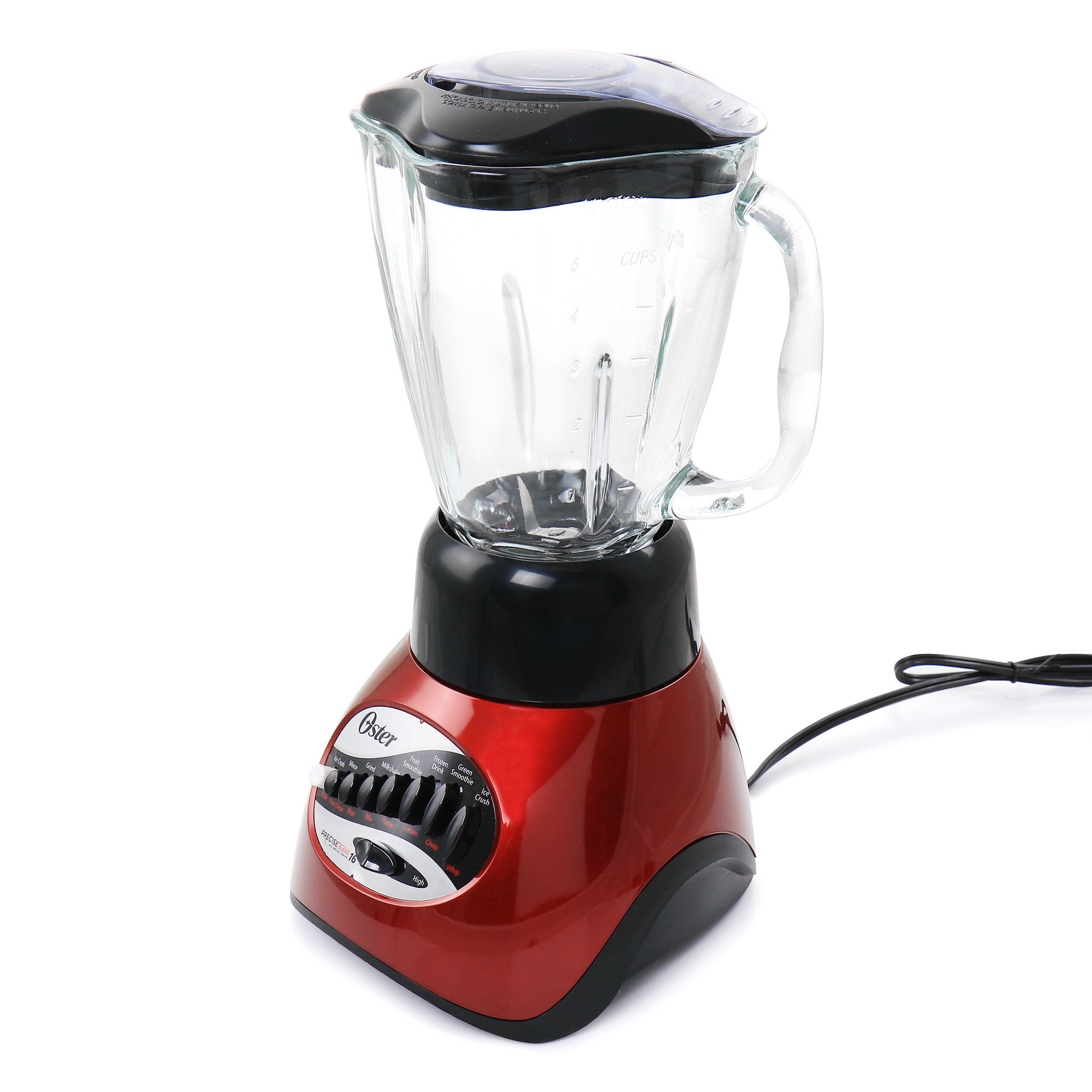 Oster 14-speed Accurate Countertop Blender, Red, 450 Watts