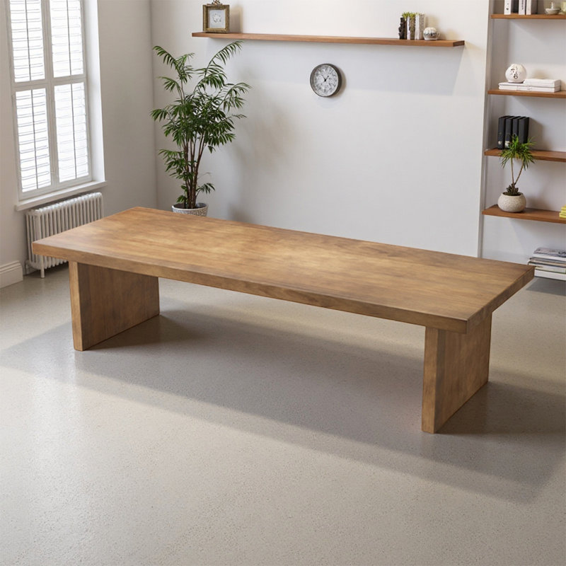 Table de conférence rectangulaire en pin American-Style, H 29,53 po x L 86,61 po x l 35,43 po