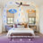 52'' Dimmable Ceiling Fan With Light Kit Included And Remote Control 3 Colors Reversible Dc Motor Timer Memory (set Of 2)