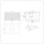 Meuble-lavabo mural rayé 30 po avec lavabo en céramique sans drain-1130725572-1130725573-1130725574