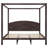 Heida Pine Solid Wood Canopy Bed-2120146306