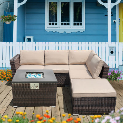Square Steel Propane Smokeless Fire Pit Table