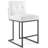 Privy Stainless Steel Performance Velvet Bar Stool by Modway-1101732118-1101744523-1101744475
