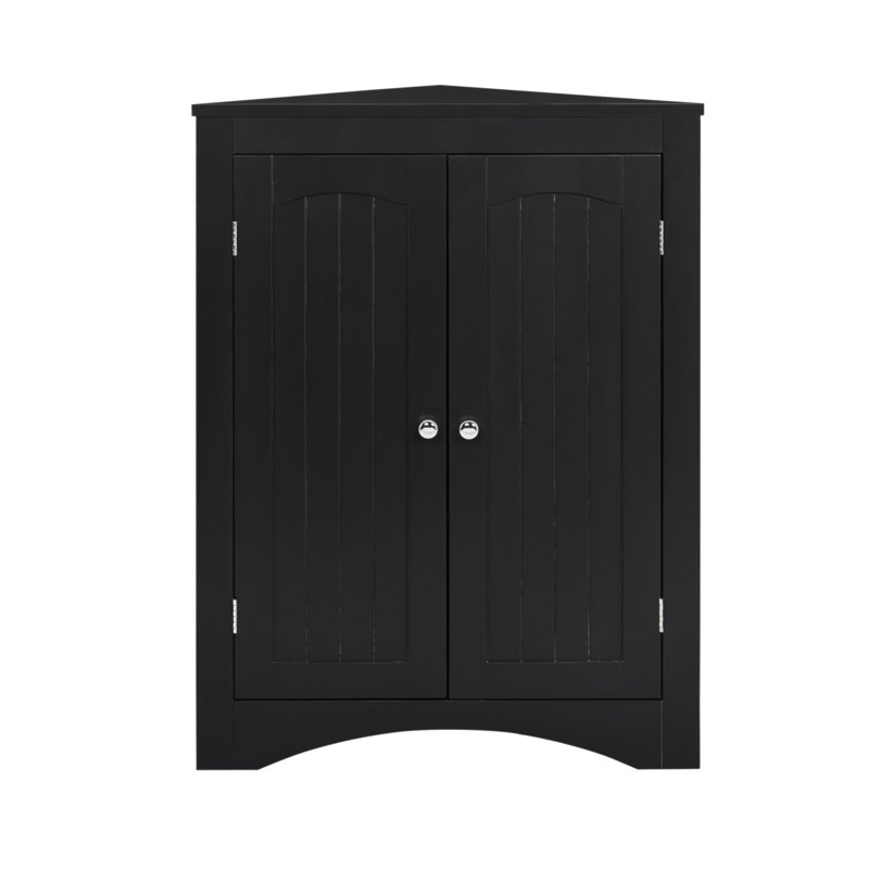 Sideboard Cabinet,Corner Cabinet,Bathroom Floor Corner Cabinet With Doors And Shelves, Kitchen, Living Room,Free Standing Storage Cabinet For Bathroom