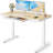 Flavio Height Adjustable Standing Computer Desk With Drawer and USB & Type-C Ports For Home Office-190341275-190341272
