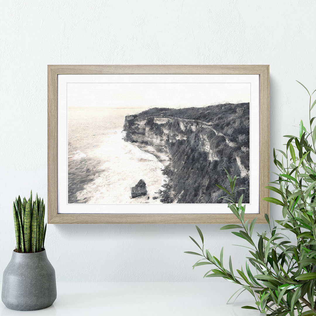 Uluwatu Temple in Bali Indonesia - Picture Frame Painting