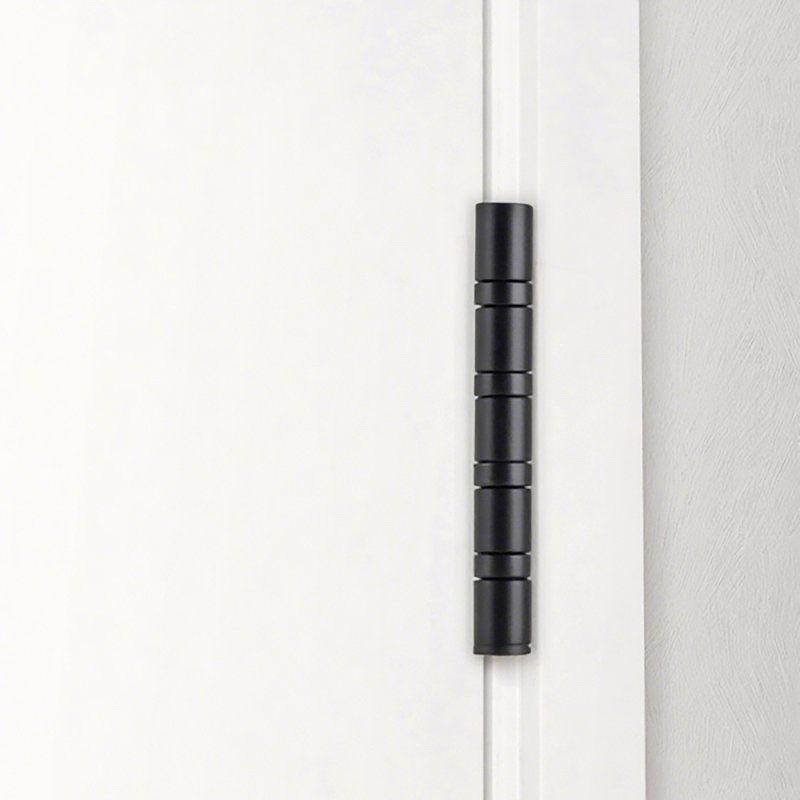 Charnière de porte intérieure 2PK noire, carrée, charnière robuste de 4 po x 3 po pour portes, porte de bureau, quincaillerie de contrôle