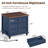 Farmhouse Nightstand With Charging Station, 24" Wide End Table With 3 Drawers,Wood Dresser Cabinet For Bedroom, Bed Side Table Chest Of Drawers,Night Stand For Living Room, Closet-123175609-123037896