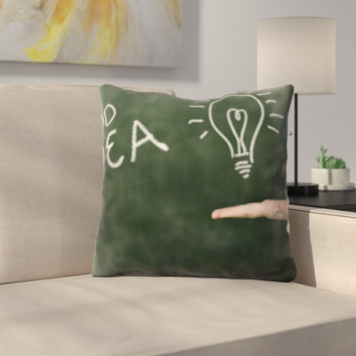 Kutz Formula Good Idea Square Pillow Cover & Insert