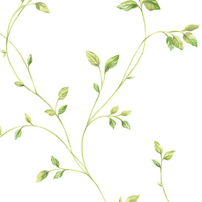 Laneer 32.7' x 20.5" Watercolour Leaves Wallpaper