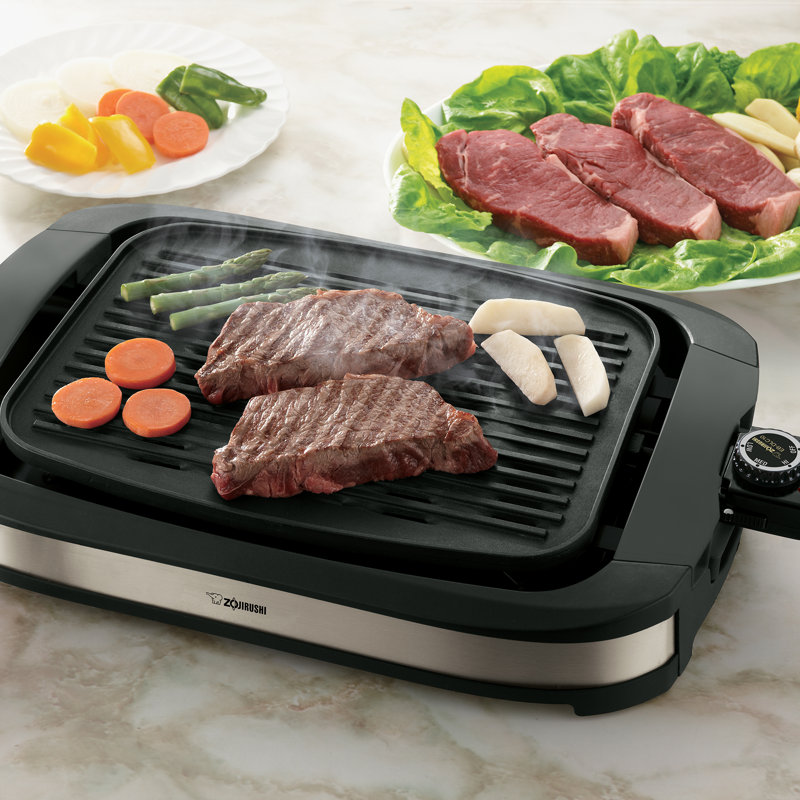 Zojirushi Indoor Electric Grill, Stainless Black