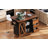55.5" Farmhouse Kitchen Island With Drop Leaf, Kitchen Storage Island With Barn Door, Power Outlet, Rolling Kitchen Cart On Wheels With Spice Rack, For Home, Kitchen, Dining Room, Black-466688695