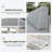  11 Pieces Modern Aluminum Patio Furniture Set With Fire Table, Outdoor Modular Sectional Conversation Set L-shaped Sofa For Backyard-1506408428-1506408419