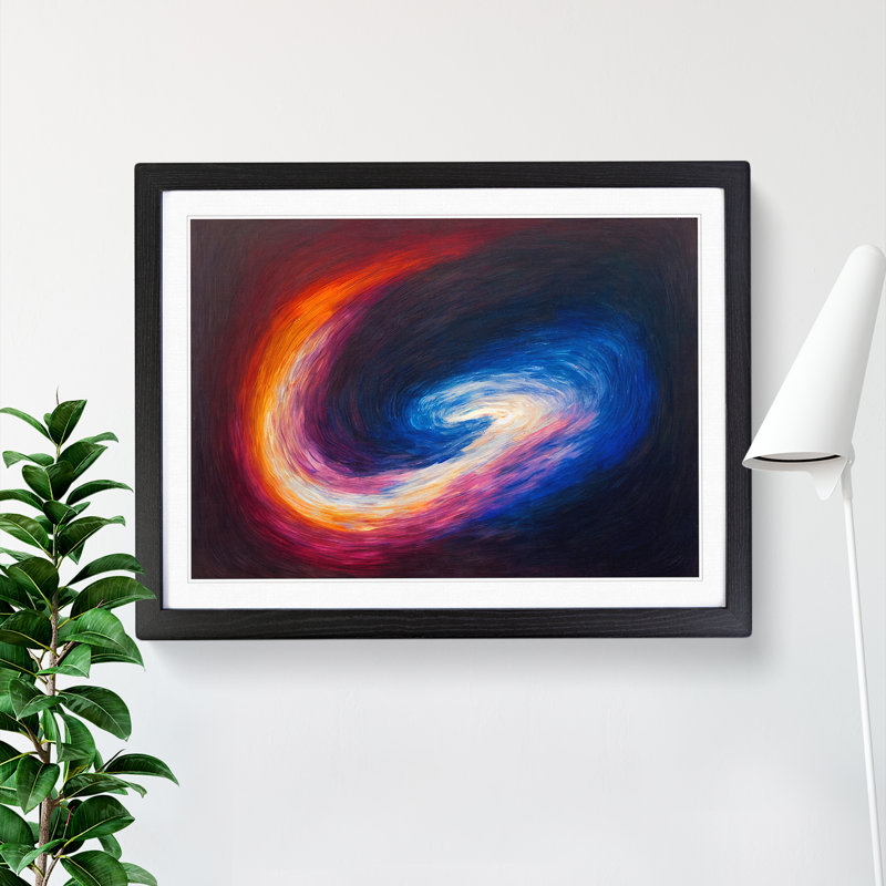 Captivating Galaxy Vol.4 - Single Picture Frame Print, Black, 34cm H x 46cm W x 2cm D