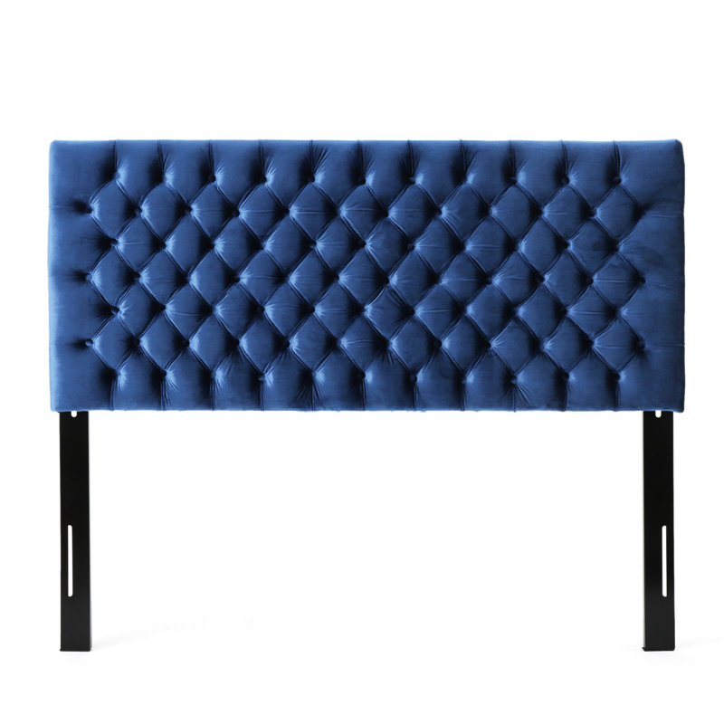 Upholstered Headboard In Charcoal Grey For Queen Bed, Modern Taste Bed Upholstery, Stylish Ambience, Charcoal 