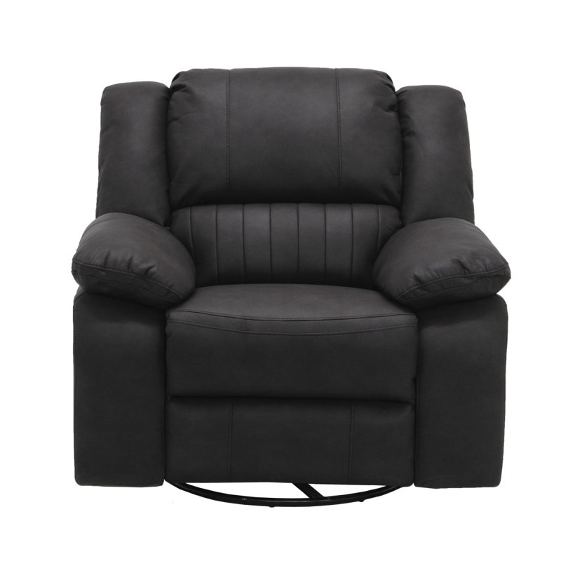 Fauteuil inclinable noir pivotant