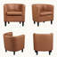 Fauteuil demi-tonneau Birkan