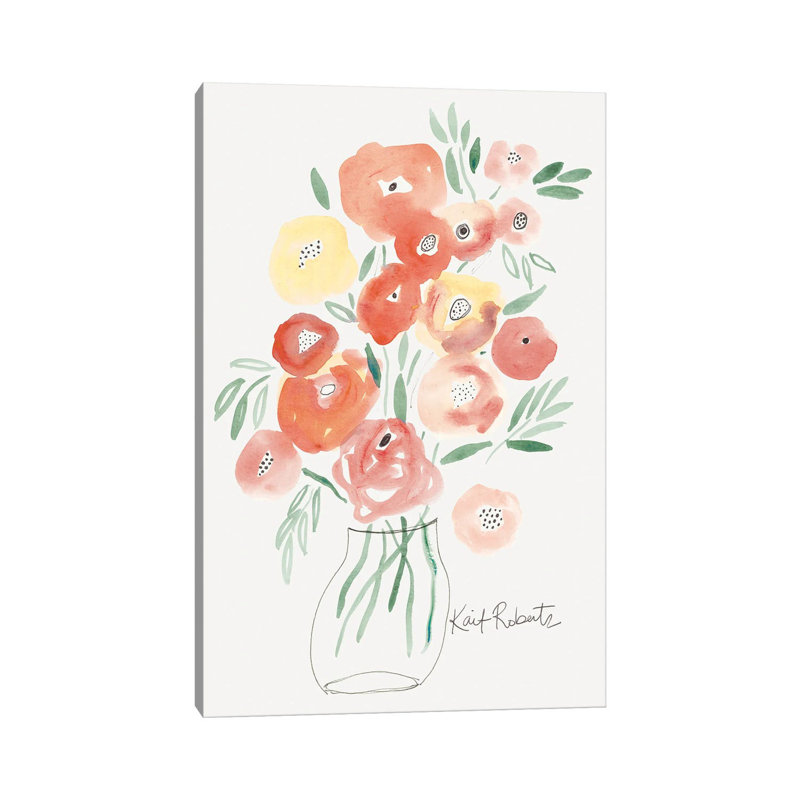 Garden Treasures 1 Piece Wrapped Canvas Painting, 66.04 cm H x 45.72 cm W x 1.91 cm D
