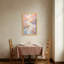 Abstract Soft Pastel Waves Abstract Art Canvas-1322888979