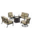 Guzman Outdoor 6 - Piece Conversation Set