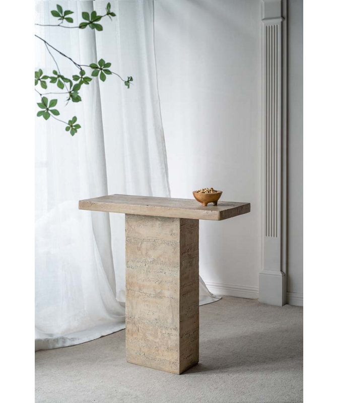 Coffee Table with Pedestal Base