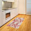 Tapis décoratif floral à haute densité en fibres de polyester-42030194