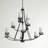 Essence 12-Light Dimmable Metal Tiered Chandelier with Glass Shades-229697600-229697601-229659562