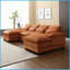 Grand canapé modulaire moderne en U en chenille pour salon - structure durable Confort moelleux