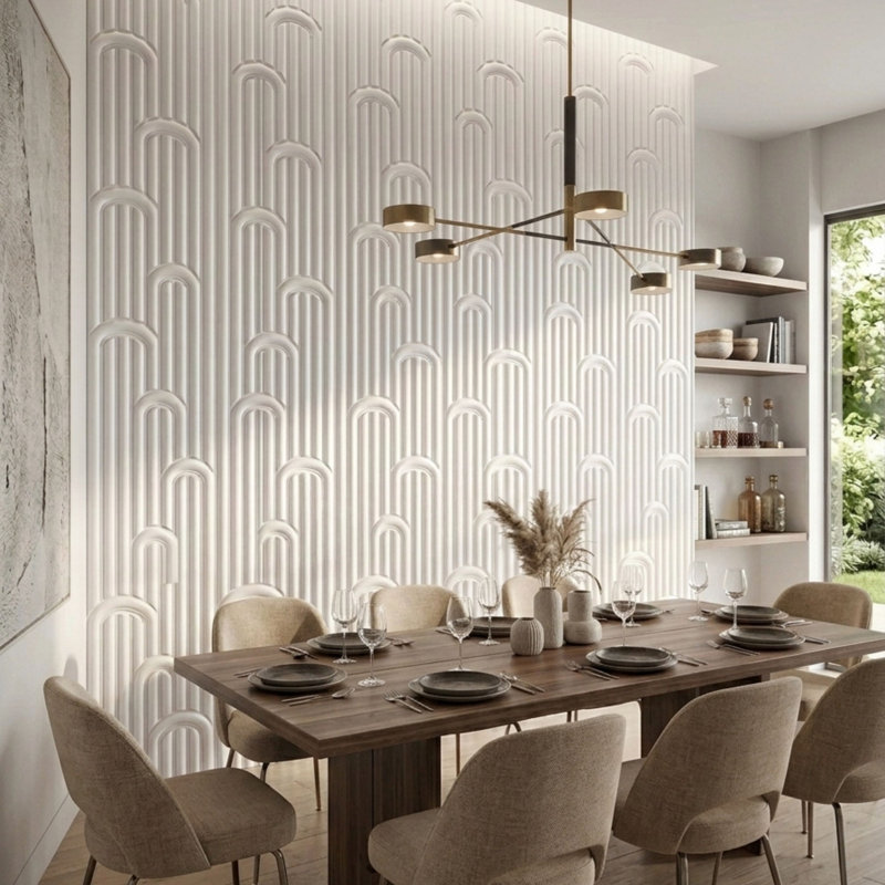 Panneau mural en PVC souple 19,7 "x 40,6" en PVC souple blanc (paquet de 10), Blanc