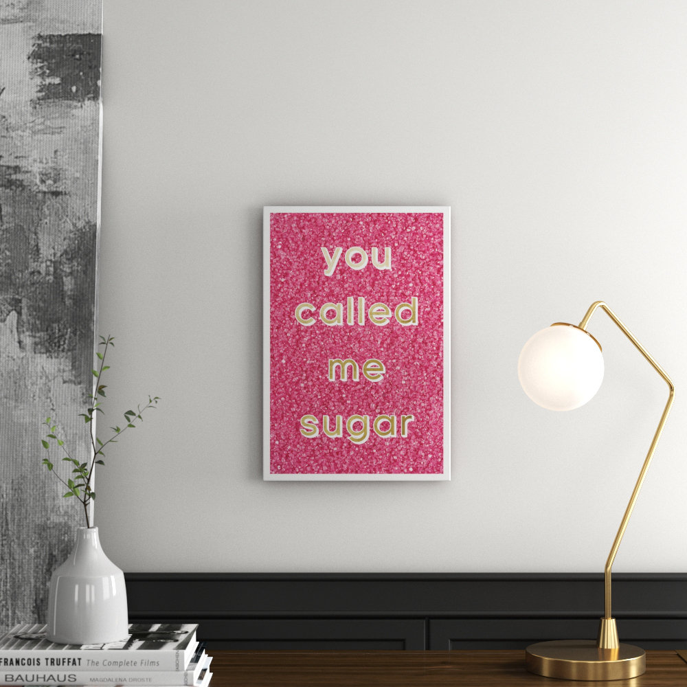 'Sugar' Textual Art