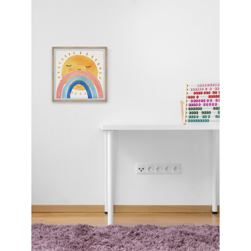«Gauna All About Rainbows», reproduction encadrée, H 12 po x l 12 po x P 1,5 po