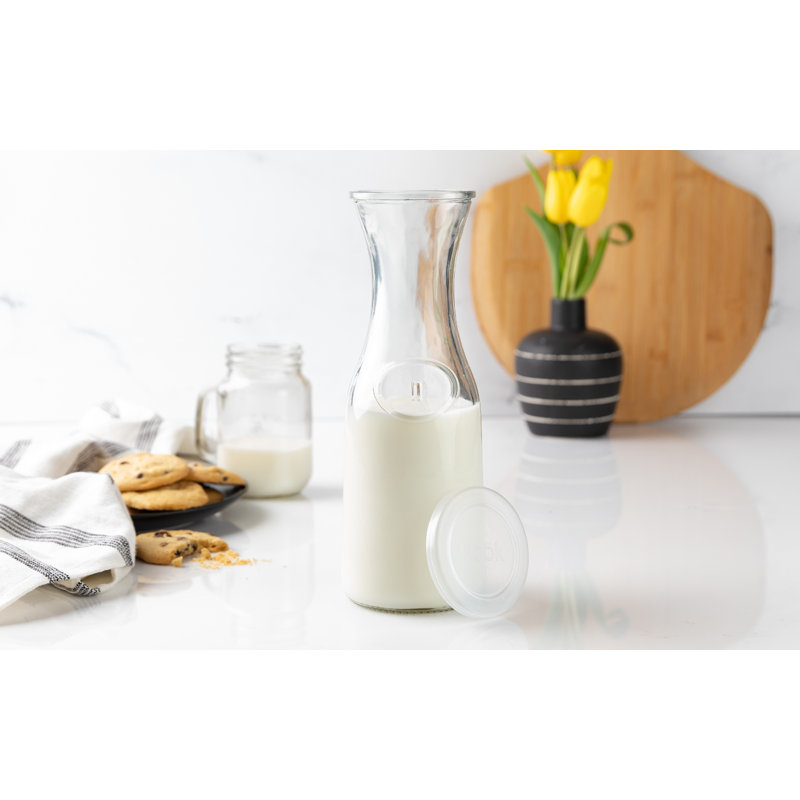 Ensemble de distributeur de boissons en verre 3 pièces