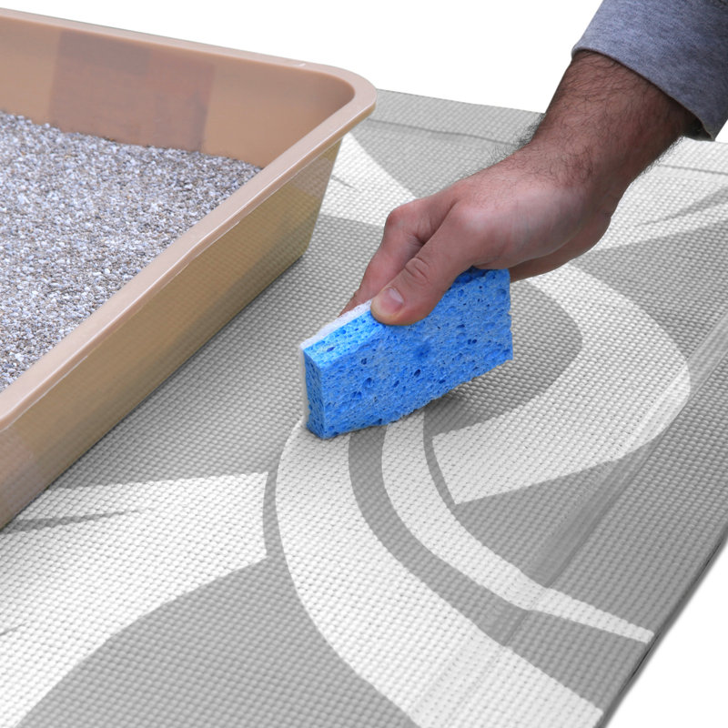 Plastic Litter Mat, Gray Twist