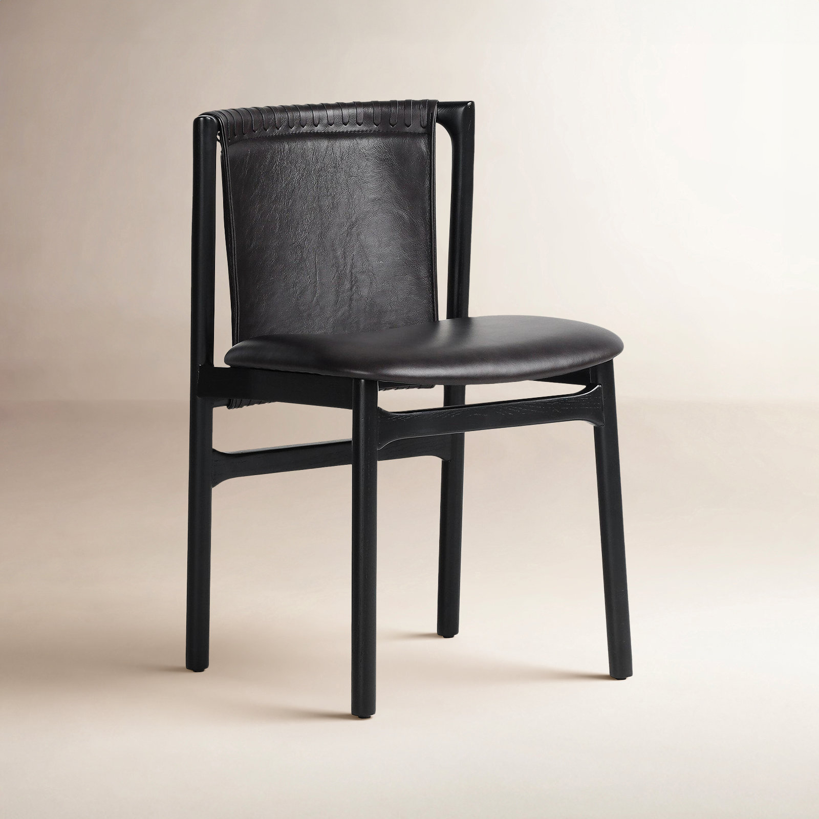 Boman Dining Chair, Brushed Ebony, Brushed Ebony