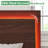 Tryston Wood Queen Bed Frame with LED Headboard, Red Brown-1188529517-1188529516