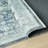 Aldora Glacier Indigo Power-Loomed Cotton Area Rug-70554787