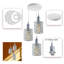 Cru 3 - Light White Cluster Pendant